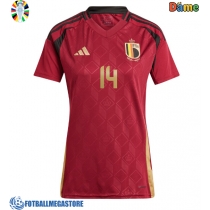 Fotballdrakt Dame Belgia Dodi Lukebakio #14 Hjemmedrakt EM 2024 Kortermet